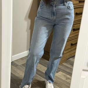 Abercrombie & Fitch High Rise Light Blue Jeans